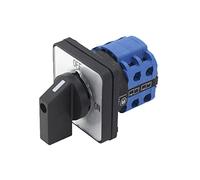 TOP-VIGOR Interruttore selettore cambio selettore camma girevole universale LW26-20 C04/2 380 V 20 A 2 posizioni 8 terminali