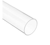 TOP-VIGOR Tubo acrilico trasparente 41 mm, tubo rigido rotondo trasparente 45 mm OD 305 mm per lampade e lanterne, sistema di raffreddamento ad acqua