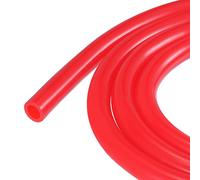 TOP-VIGOR Tubo in silicone, diametro interno 12 mm x diametro esterno 18 mm, lunghezza 1,5 m, tubo flessibile in gomma siliconica per acqua e aria, per trasferimento pompa, rosso
