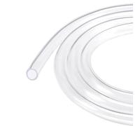 TOP-VIGOR Tubo in vinile trasparente in PVC trasparente con diametro interno 11,5 mm, diametro esterno 15,5 mm, lunghezza 3 m, tubo flessibile per acqua, olio, aria, polveri e granuli fini