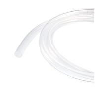 TOP-VIGOR Tubo in vinile trasparente in PVC trasparente, diametro interno 10 mm, diametro esterno 14 mm, lunghezza 2 m, tubo flessibile per acqua, olio, polveri e granuli fini