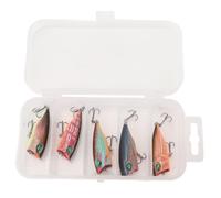 Top Water Fishing Trigus Popper Luces Escone con esche da pesca a ganci con scatola di stoccaggio per acqua salata d'acqua dolce