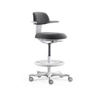 TOP WORK 40 W - Sedia da lavoro Grigio Chiaro/Grigio Scuro