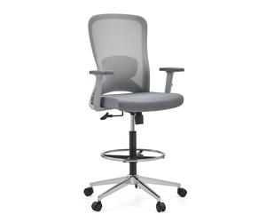 Top Work 44 W - Sedia da banco Grigio