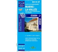 TOP25 2414ET ~ Marne-la-Vallée carte de randonnée imperméable