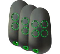 TOP44RBN - Telecomando 433,92 MHz Rolling Code cambia ogni trasmissione 4 canali, doppia frequenza 433,92 e 868,35 MHz (standard 868,35 MHz) Apriporta da garage 3pcs