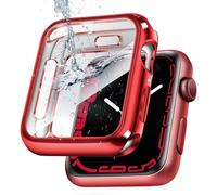 top4cus Protezione dello schermo per iPhone 38 mm, in morbido TPU e morbido e ecologico, compatibile con Apple Watch Series 7 Series 6/SE/5/4 Series 3/2/1 - 38 mm, rosso