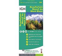 Top75004 Beaufortain/Massif du Mont Blanc 1/75.000: 75004