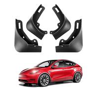 TOPABYTE 4 Pezzi Parafanghi per Tesla Model Y 2020-2025 Paraspruzzi Paraspruzzi Protezione Sedimenti Veicolo Parafango Non C'è Bisogno di Praticare Fori