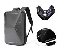 TOPABYTE Borsa per Laptop Con Guscio Rigido per Tesla Cybertruck Model S/X/3/Y TSA Zaino Di Espansione Impermeabile Antifurto Ricarica USB Borsa da Lavoro Durevole Borsa da Viaggio