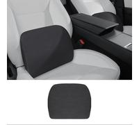 TOPABYTE Cuscino di Supporto Lombare, Cuscino Lombare Ergonomico Memory Foam per Alleviare il Dolore Lombare, Cuscino per la Schiena per la Guida, Supporto Sedia per Auto (Nero, 1 Pezzo)