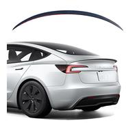 TOPABYTE Vera Fibra di Carbonio per Tesla Model 3 Highland Spoiler Labbro Posteriore Spoiler del Tronco Spoiler di Coda Ala Performance per Tesla Highland 2024 (Fibra di Carbonio Opaca)