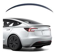 TOPABYTE Vera Fibra di Carbonio per Tesla Model 3 Highland Spoiler Labbro Posteriore Tronco Opaco Ala Performance 2024 (Fibra di Carbonio Lucida)