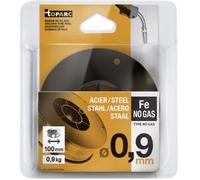 TOPARC 086104 - Rullo di filo d'acciaio animato senza gas, diametro 100 mm, 0,9 kg