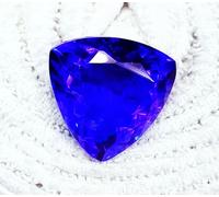Topazio Blu Cubico Taglio 36.40 + KT Certificato Loose Gemma Con Omaggio