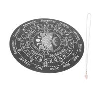 TOPBATHY 1 Impostato divinazione Home Decor Decorazione casa esoterismo Consulenti Cartomanti Pietre preziose aste Dice ASSE Kit Pratica tavola divinatoria bacheca a Pendolo Pietra Grezza