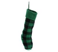 TOPBATHY 1 Pezzo Calza Natalizia Decorativa Plaid con Ciondolo da Appendere Sacchetto per Dolci e Regali Natale per Decorazioni Natalizie e Natale