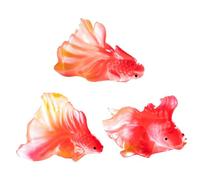 TOPBATHY 1 Set 1Set Micro Landscape Goldfish Ornaments Fish Tank Ornaments Small Fish Tank Decorations Aquarium Ornaments Miniature Fish for Crafts Mini Fish Figurine Miniature 3 Pezzi