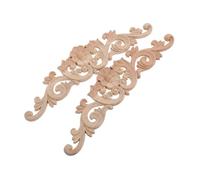 TOPBATHY 1 Set Applique in Legno Decalcomanie Porta Fiore Posacenere Multifunzione Decorazione Al Centimetro Decorazione Decorazione Decoro Intagliato Decorazione Retrò Beige Di Legno 2 Pz