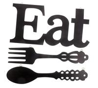 TOPBATHY 1 Set Decorazioni della Cucina di Luce al Neon Distributore Parà Adesivi a Parete Torta Decorazione del del caffè in Piedi Oh Segni Manifesti Etichetta Black di Legno