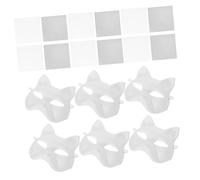 TOPBATHY 1 Set Maschere per Diy Cat Face per Halloween e Cosplay Materiale Sostenibile e Adatto e