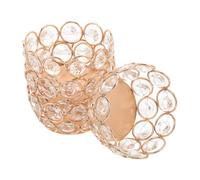 TOPBATHY 1 Set Portacandele in Cristallo Macchina da caffè Speciale Accessori per Pentole A Voltaggio Paralume del Faro Candelabri Cavi Luci A LED Paralumi Ferro da Stiro Golden 4 Pz