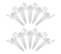 TOPBATHY 10 Pezzi Clip Volume Capelli per Radici Pettine Volumizzante Bianco per Frangia Soffice Sollevamento Radici Senza Segni Strumento Styling Professionale per Donna Uso Quotidiano e