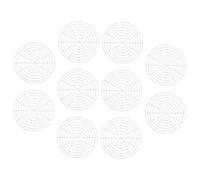 TOPBATHY 10 Pezzi Fermenting Weights Mesh Press Plate Plastic Pickle Jar Press For Kimchi And Sauerkraut Diameter Home And Restaurant Fermentation Helper