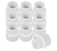 TOPBATHY 10 Pezzi Raccordo Riduttore Diritto PVC Beige per Tubi Acqua | Diametri 25 e 38mm, Pareti Stabili e Resistenti alla Corrosione, per Piscine e Impianti Cucina