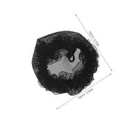 TOPBATHY 10 Pezzi Retine per Chioma Elastiche Nere per Chignon da Danza Classica Retina Riutilizzabile Traspirante per Ballerine Donne e Ragazze Contenimento Sicuro Chioma per Spettacoli