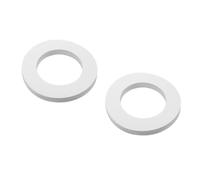 TOPBATHY 100 Pezzi Anelli per Macchina Ceretta Bianco, Carta Rivestita | Dischi Rotondi Monouso, Prevengono Trabocco della Cera, Rimovibili, per Casa e Saloni di Bellezza