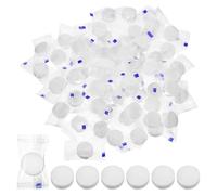 TOPBATHY 100 pezzi Asciugamani Compressi Mini in Cotone Compatti e Monouso per Viaggio Casa Sport e Outdoor Facili da Trasportare in Tasca