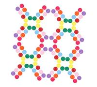 TOPBATHY 1000 Pezzi Cerchi in Tessuto Colorati per Fai da Te Morbido e Resistente per Cucito Decorazioni Artigianali e Patch per Accessori e Progetti Creativi