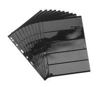 TOPBATHY 10pezzi Fogli per Album Filatelico Francobolli e Monete Design Trasparente per Collezionisti e Organizzazione Giocattoli e Adesivi