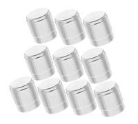 TOPBATHY 10pezzi Manopola Potenziometro in Metallo per Chitarra Elettrica Manopole di Controllo per Volume e Tono Regolabili