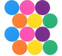 TOPBATHY 12 Marcatori per Calcio a Disco Piatto Rotondo da 10 CM Multicolore Segnalini per Allenamento e Esercizi di Agilità Attrezzatura Portatile per Campi da Calcio e Pratica Sportiva
