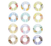 TOPBATHY 12 Pezzi Divisori per Armadio per Bambini Organizer per Cartoni Animati Set di Divisori per Armadio per/bambina