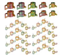 TOPBATHY 125pezzi Fascette Ferma Tubo Anelli Per Olio e Acqua Fissaggio Resistente e Pratico Set Di Anelli Per Adatto Vari Impieghi