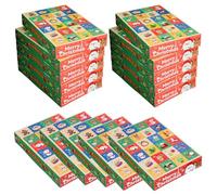 TOPBATHY 15 Scatole per Il Conto Alla Rovescia di Natale di 24 Giorni: Scatole di Caramelle Fai da Te Riempibili per Dolci E Dolcetti - Attività Divertente per La Famiglia per Le Celebrazioni