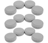 TOPBATHY 16 Pezzi Copriruota Valigia in Silicone per Ruote 5-6cm, Grigio