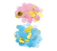 TOPBATHY 16borse Decorazioni Per Ragazza Rosa e Blu Forma Rotonda Per Shower e Feste Rivelazione Del Del Ragazza Come Decorazioni Da Centrotavola Per Sacchetti Regalo