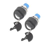 TOPBATHY 2 Impostati Cilindri Blocco Accensione con Chiavi per Scooter Elettrici e Scooter per Anziani Ricambio Starter Key Installazione Rapida e Compatibilità