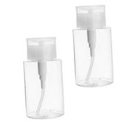 TOPBATHY 2 pezzi Bottiglie da Viaggio Riutilizzabili con Dosatore a Pressione Antigoccia per Acqua Detergente Salva Spazio e Protegge Cosmetici