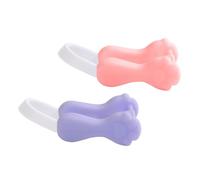TOPBATHY 2 pezzi Clip Naso in Silicone Premium per Modellare e Sollevare Naso Correttore Nasale per Uso Notturno Adatto Adulti e Rosa