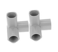 TOPBATHY 2 Pezzi Connettori Per Box Per Bambini Raccordi Per Tubi Per Recinzione Di Sicurezza Interna Giunto in Plastica Connettori Per Tubi A 3 Vie Per Montaggio Box Per Bambini