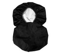 TOPBATHY 2 Pezzi Coperture per con Elastico Protezione da Spruzzi per Accessori da Bagno Nero