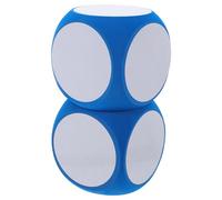 TOPBATHY 2 Pezzi Dadi in Schiuma Giganti Lavabili e Scrivibili da Dadi Educativi Vuoti per Giochi da Tavolo e attività Didattiche Creative Strumenti Versatili per Insegnamento e Stimolo