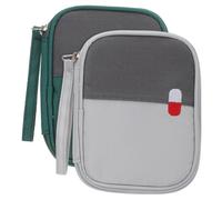 TOPBATHY 2 Pezzi di immagazzinaggio della medicina custodia per viaggio minikit portafogli porta borsa medica piccola sacchetti per la conservazione dei medicinali