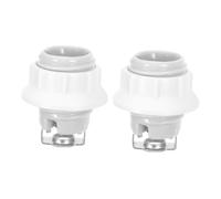 TOPBATHY 2 Pezzi E14 Portalampada in Ceramica Per Lampade A Sospensione Ricambio Per Esterni Ventilatore Da Soffitto Applique Da Parete Montaggio A Parete Design Estetico