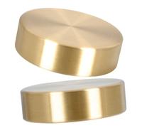 TOPBATHY 2 pezzi Fermacarte in Ottone Massiccio Blocco per Calligrafia Cinese Decorazione da Scrivania Robusta e Liscia per Pratica e Supporto Pennelli